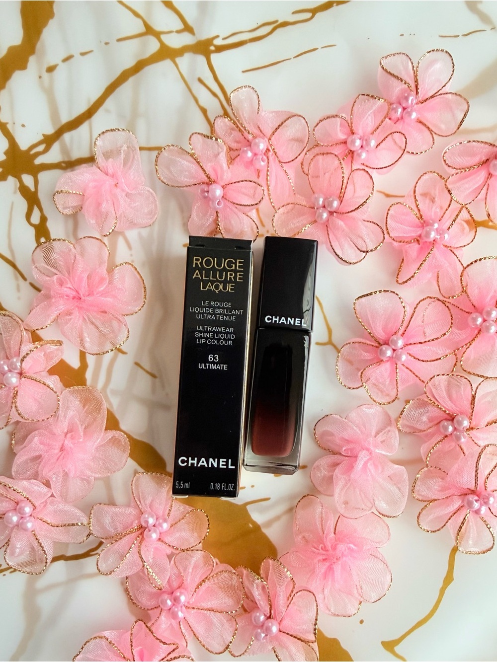Chanel Rouge Allure Laque Liquid Lip Colour — 63 Ultimate AMAZING New in box